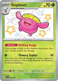 Pokemon Paldean Fates Skiploom - 97