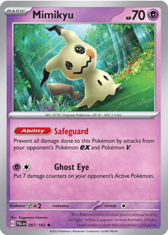 Pokemon Paldea Evolved Mimikyu - 97