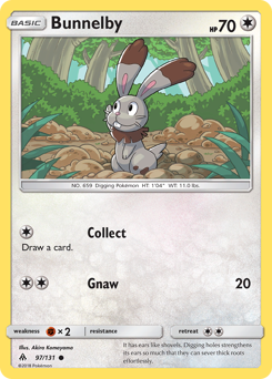 Pokemon Forbidden Light Bunnelby - 97