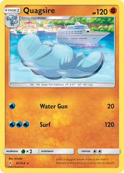 Pokemon Unbroken Bonds Quagsire - 97