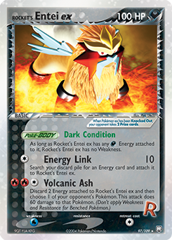 Pokemon Team Rocket Returns Rocket's Entei ex - 97