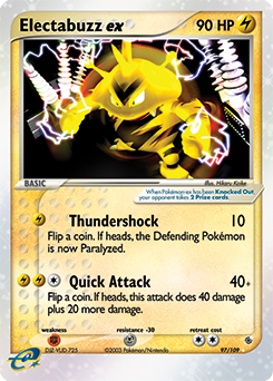 Pokemon Ruby & Sapphire Electabuzz ex - 97