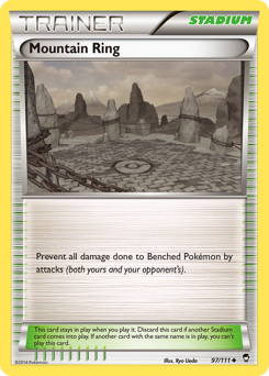 Pokemon Furious Fists Mountain Ring - 97