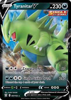 Pokemon Battle Styles Tyranitar V - 97