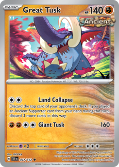 Pokemon Temporal Forces Great Tusk - 97