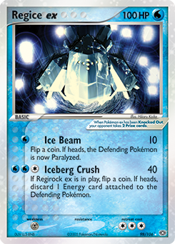 Pokemon Emerald Regice ex - 98