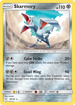 Pokemon Team Up Skarmory - 98