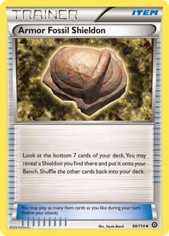 Pokemon Steam Siege Armor Fossil Shieldon - 98