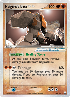 Pokemon Hidden Legends Regirock ex - 98