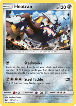 Pokemon Celestial Storm Heatran - 98