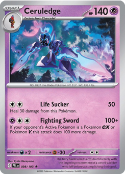 Pokemon Paldea Evolved Ceruledge - 98