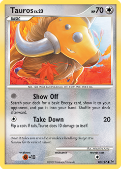 Pokemon Platinum Tauros - 98