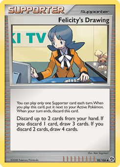 Pokemon Great Encounters Felicity's Drawing - 98
