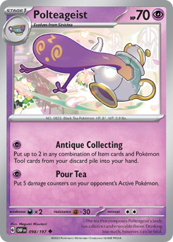Pokemon Obsidian Flames Polteageist - 98