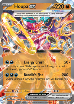 Pokemon Paradox Rift Hoopa ex - 98