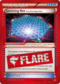 Pokemon Phantom Forces Jamming Net Team Flare Hyper Gear - 98