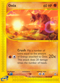 Pokemon Aquapolis Onix - 98