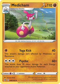 Pokemon Rebel Clash Medicham - 98
