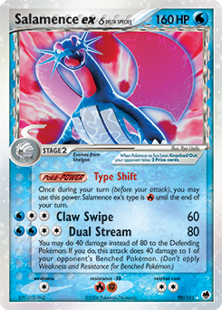 Pokemon Dragon Frontiers Salamence ex δ - 98