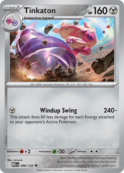 Pokemon Mega Evolution Tinkaton - 98