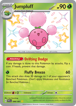 Pokemon Paldean Fates Jumpluff - 98