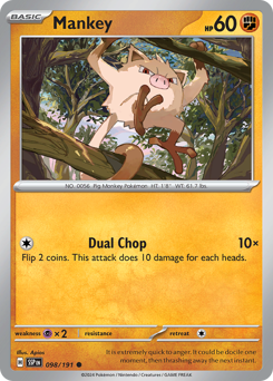 Pokemon Surging Sparks Mankey - 98