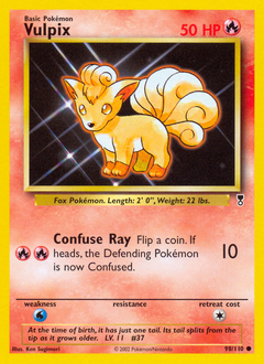 Pokemon Legendary Collection Vulpix - 98