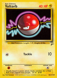 Pokemon Base Set 2 Voltorb - 98