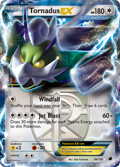 Pokemon Plasma Freeze Tornadus-EX - 98