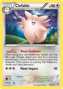 Pokemon Plasma Storm Clefable - 98