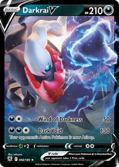 Pokemon Astral Radiance Darkrai V - 98