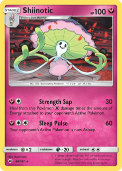 Pokemon Burning Shadows Shiinotic - 98