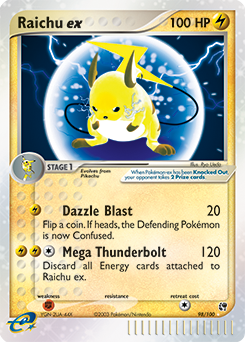 Pokemon Sandstorm Raichu ex - 98
