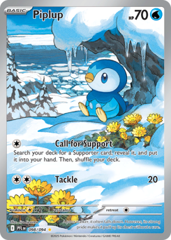 Pokemon Phantasmal Flames Piplup - 98