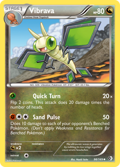 Pokemon Boundaries Crossed Vibrava - 98