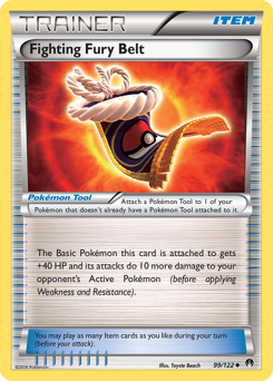Pokemon BREAKpoint Fighting Fury Belt - 99