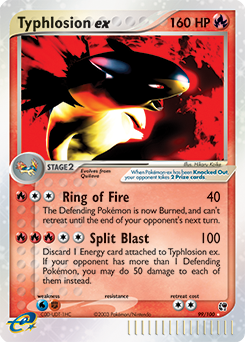 Pokemon Sandstorm Typhlosion ex - 99