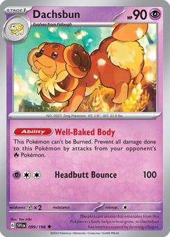 Pokemon Scarlet & Violet Dachsbun - 99