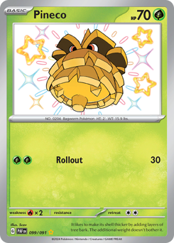Pokemon Paldean Fates Pineco - 99