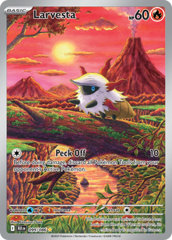 Pokemon Black Bolt Larvesta - 99