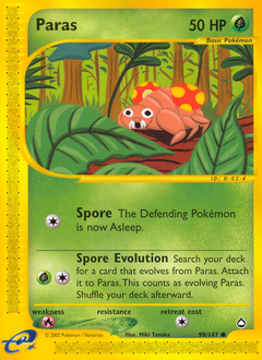 Pokemon Aquapolis Paras - 99