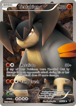 Pokemon Noble Victories Terrakion - 99