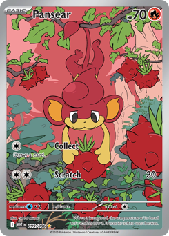 Pokemon White Flare Pansear - 99