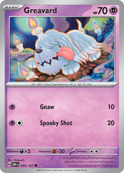 Pokemon Obsidian Flames Greavard - 99
