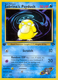Pokemon Gym Challenge Sabrina's Psyduck - 99