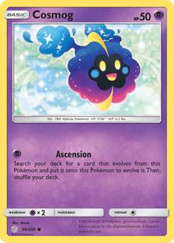 Pokemon Cosmic Eclipse Cosmog - 99