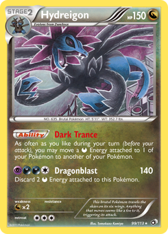 Pokemon Legendary Treasures Hydreigon - 99