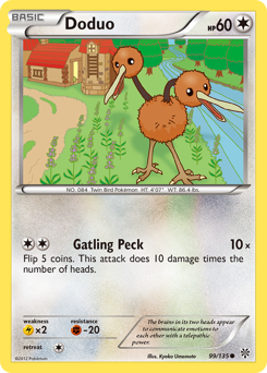Pokemon Plasma Storm Doduo - 99