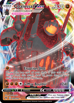 Pokemon Vivid Voltage Coalossal VMAX - 99