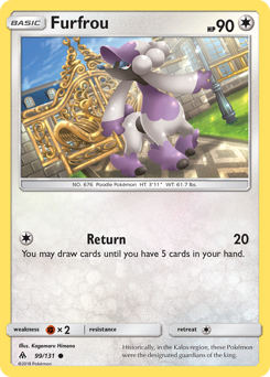 Pokemon Forbidden Light Furfrou - 99